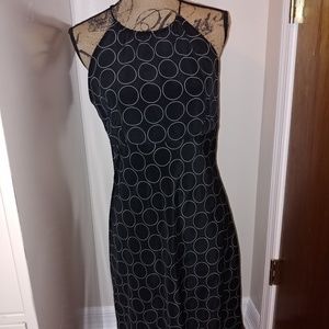 Geometric Halter Dress